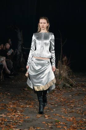 Agro Studio - Runway - LFW February 2026 A model walks the runway at the Agro Fashion show during London Fashion Week, Credit:Lounis Tiar Avalon United Kingdom, London  Copyright: xLounisxTiarx xAvalonx 1076536820