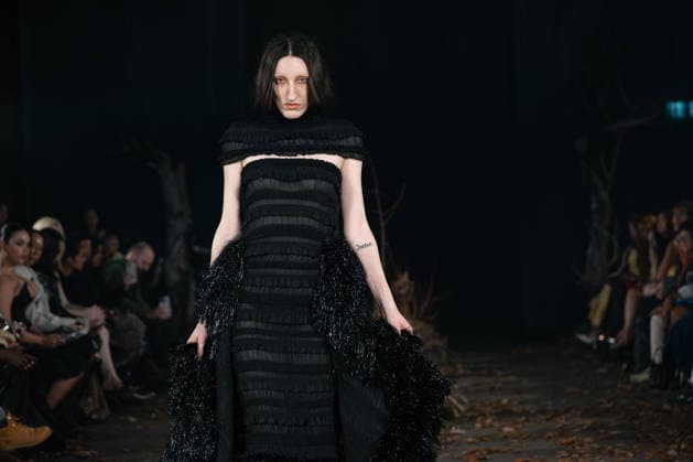 Agro Studio - Runway - LFW February 2026 A model walks the runway at the Agro Fashion show during London Fashion Week, Credit:Lounis Tiar Avalon United Kingdom, London  Copyright: xLounisxTiarx xAvalonx 1076536838