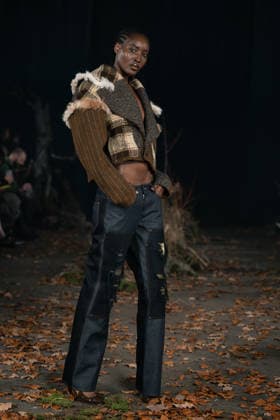 Agro Studio - Runway - LFW February 2026 A model walks the runway at the Agro Fashion show during London Fashion Week, Credit:Lounis Tiar Avalon United Kingdom, London  Copyright: xLounisxTiarx xAvalonx 1076537011