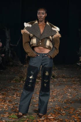 Agro Studio - Runway - LFW February 2026 A model walks the runway at the Agro Fashion show during London Fashion Week, Credit:Lounis Tiar Avalon United Kingdom, London  Copyright: xLounisxTiarx xAvalonx 1076543407