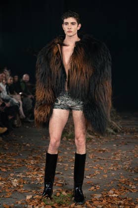 Agro Studio - Runway - LFW February 2026 A model walks the runway at the Agro Fashion show during London Fashion Week, Credit:Lounis Tiar Avalon United Kingdom, London  Copyright: xLounisxTiarx xAvalonx 1076543498