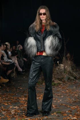 Agro Studio - Runway - LFW February 2026 A model walks the runway at the Agro Fashion show during London Fashion Week, Credit:Lounis Tiar Avalon United Kingdom, London  Copyright: xLounisxTiarx xAvalonx 1076543780
