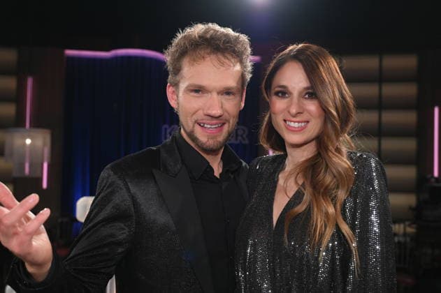 the magician duo Amelie van Tass and Thommy Ten as guests on the WDR talk show Kölner Treff