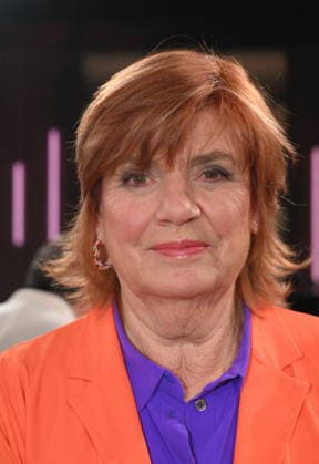 Presenter Christine Westermann is a guest on the WDR talk show Kölner Treff