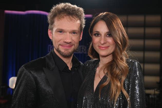 the magician duo Amelie van Tass and Thommy Ten as guests on the WDR talk show Kölner Treff