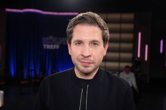 Politician Kevin Kühnert, Secretary General of the SPD from December 2021 to October 2024, now a lobbyist, as a guest on the WDR talk show Kölner Treff