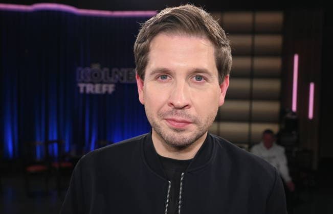 Politician Kevin Kühnert, Secretary General of the SPD from December 2021 to October 2024, now a lobbyist, as a guest on the WDR talk show Kölner Treff