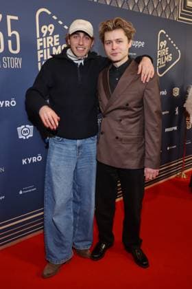99 Fire Films Award 2026 Riccardo Campione, Tom Böttcher 99 Fire Films Award 2026, Astor Film Lounge Berlin, date 19 02 2026 Copyright: xEventpress Kratschx
