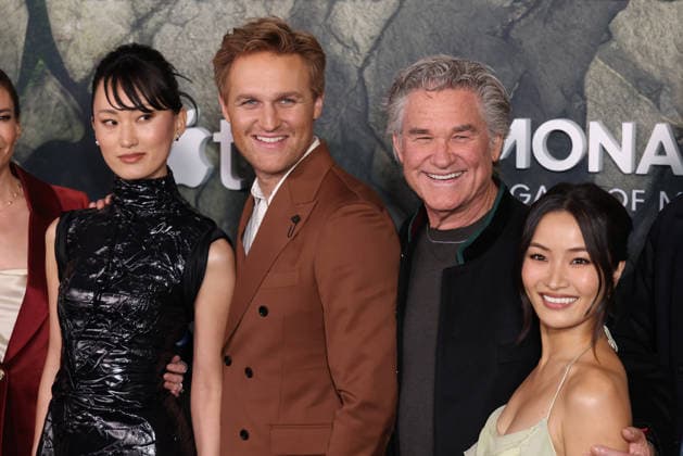World Premiere Of Apple TV+ s Monarch: Legacy Of Monsters Season 2 Mari Yamamoto, Wyatt Russell, Kurt Russell and Anna Sawai at the World Premiere Of Apple TV+ s Monarch: Legacy Of Monsters Season 2 held at the TCL Chinese Theatre IMAX on February 19, 2026 in Hollywood, Los Angeles, California, United States., Credit:Xavier Collin Avalon USA, Hollywood  Copyright: xXavierxCollinx xAvalonx 1076643217