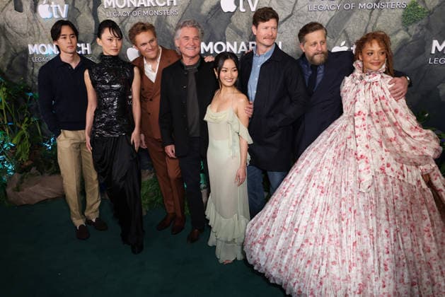 World Premiere Of Apple TV+ s Monarch: Legacy Of Monsters Season 2 Ren Watabe, Mari Yamamoto, Wyatt Russell, Kurt Russell, Anna Sawai, Anders Holm, Joe Tippett and Kiersey Clemons at the World Premiere Of Apple TV+ s Monarch: Legacy Of Monsters Season 2 held at the TCL Chinese Theatre IMAX on February 19, 2026 in Hollywood, Los Angeles, California, United States., Credit:Xavier Collin Avalon USA, Hollywood Copyright: xXavierxCollinx xAvalonx 1076643219
