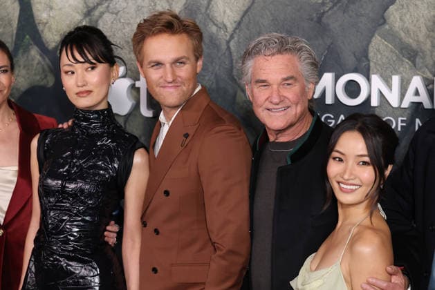 World Premiere Of Apple TV+ s Monarch: Legacy Of Monsters Season 2 Mari Yamamoto, Wyatt Russell, Kurt Russell and Anna Sawai at the World Premiere Of Apple TV+ s Monarch: Legacy Of Monsters Season 2 held at the TCL Chinese Theatre IMAX on February 19, 2026 in Hollywood, Los Angeles, California, United States., Credit:Xavier Collin Avalon USA, Hollywood  Copyright: xXavierxCollinx xAvalonx 1076643177
