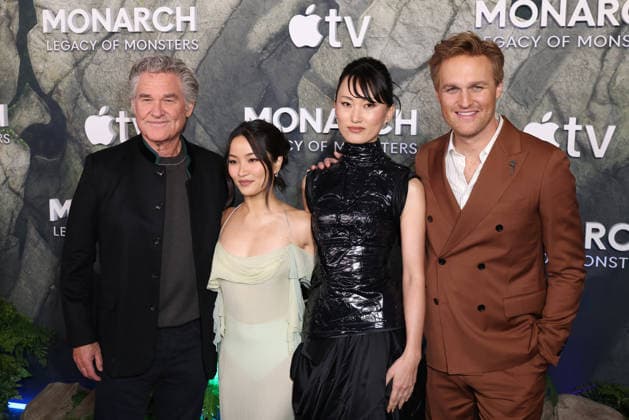 World Premiere Of Apple TV+ s Monarch: Legacy Of Monsters Season 2 Kurt Russell, Anna Sawai, Mari Yamamoto and Wyatt Russell at the World Premiere Of Apple TV+ s Monarch: Legacy Of Monsters Season 2 held at the TCL Chinese Theatre IMAX on February 19, 2026 in Hollywood, Los Angeles, California, United States., Credit:Xavier Collin Avalon USA, Hollywood  Copyright: xXavierxCollinx xAvalonx 1076643845