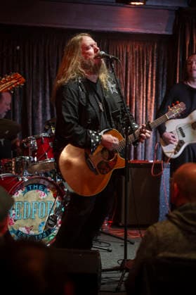Jim Camacho at The Bedford An American singer songwriter and former front man for the rock group The Goods, Jim Camacho performs at The Bedford in London on 19 February 2026. Jim Camacho - guitar, vocals John Camacho - keyboards Fernando Perdomo - guitar Jason Hann - drums Leon Tilbrook - bass, Credit:Zoran Veselinovic Avalon UK, London, The Bedford  Copyright: xZoranxVeselinovicx xAvalonx 1076622897