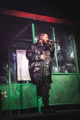 The Streets (Mike Skinner) performing at Barrowlands in Glasgow on 19 February 2026. The Streets (Mike Skinner) performing at Barrowlands in Glasgow on 19 February 2026 as part of his ˜a grand don™t come for free™ tour which features the album in full for the first time. The Streets is an English musical project led by Mike Skinner., Credit:Adam Hampton-Matthews Avalon  Copyright: xAdamxHampton-Matthewsx xAvalonx 1076597907