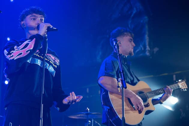 December 10 Perform At O2 Academy Islington Nicolas Alves and Josh Olliver of December 10 perform during their Introducing! tour, at O2 Academy Islington, Credit:Lounis Tiar Avalon United Kingdom, London, O2 islington Academy  Copyright: xLounisxTiarx xAvalonx 1076629044