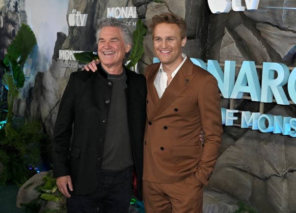 ˜Monarch: Legacy of Monsters™ Season 2 World Premiere Kurt Russell and Wyatt Russell arriving at Apple TV™s Monarch: Legacy of Monsters™ season 2 world premiere held at the TCL Chinese Theatre on February 19, 2026 in Hollywood, Ca. Hollywood TCL Chinese Theatre California USA Copyright: xLeexWatt AFF-USA.COMx
