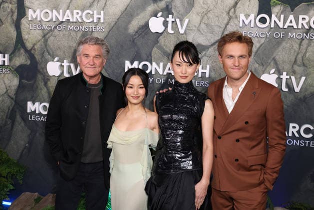 World Premiere Of Apple TV+ s Monarch: Legacy Of Monsters Season 2 Kurt Russell, Anna Sawai, Mari Yamamoto and Wyatt Russell at the World Premiere Of Apple TV+ s Monarch: Legacy Of Monsters Season 2 held at the TCL Chinese Theatre IMAX on February 19, 2026 in Hollywood, Los Angeles, California, United States., Credit:Xavier Collin Avalon USA, Hollywood  Copyright: xXavierxCollinx xAvalonx 1076644094