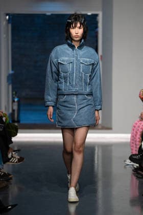LFW - Ksenia Schnaider Runway A model walks the runway at the Ksenia Schnaider fashion show during London Fashion Week held in London, United Kingdom on February 19, 2026 Photo by LouniPhotography ABACAPRESS.COM London United Kingdom  Copyright: xLounisPhotography ABACAx