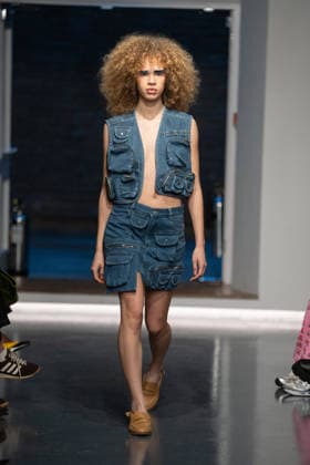 LFW - Ksenia Schnaider Runway A model walks the runway at the Ksenia Schnaider fashion show during London Fashion Week held in London, United Kingdom on February 19, 2026 Photo by LouniPhotography ABACAPRESS.COM London United Kingdom  Copyright: xLounisPhotography ABACAx