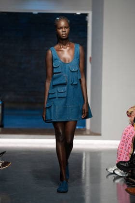 LFW - Ksenia Schnaider Runway A model walks the runway at the Ksenia Schnaider fashion show during London Fashion Week held in London, United Kingdom on February 19, 2026 Photo by LouniPhotography ABACAPRESS.COM London United Kingdom  Copyright: xLounisPhotography ABACAx