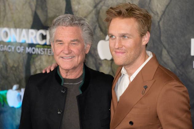 Monarch Legacy of Monsters Premiere - Los Angeles, USA LOS ANGELES, USA. February 19, 2026: Kurt Russell & Wyatt Russell at the season 2 premiere for Apple s Monarch: Legacy of Monsters at the TCL Chinese Theatre. Los Angeles CA USA  Copyright: xPaulxSmith Featureflashx