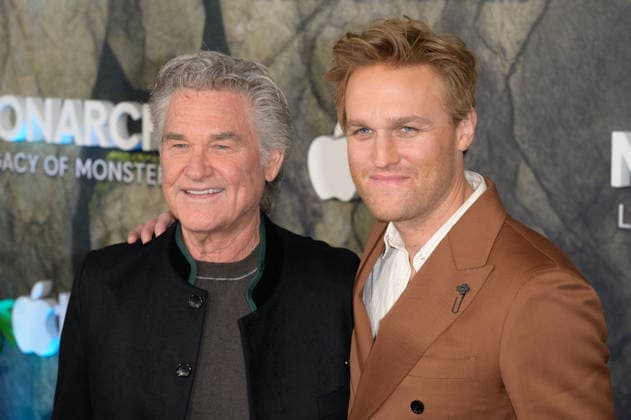 Monarch Legacy of Monsters Premiere - Los Angeles, USA LOS ANGELES, USA. February 19, 2026: Kurt Russell & Wyatt Russell at the season 2 premiere for Apple s Monarch: Legacy of Monsters at the TCL Chinese Theatre. Los Angeles CA USA  Copyright: xPaulxSmith Featureflashx