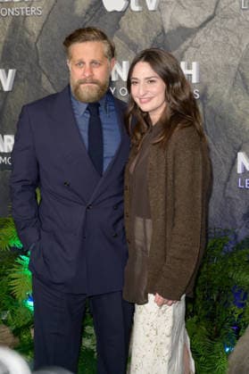 Monarch Legacy of Monsters Premiere - Los Angeles, USA LOS ANGELES, USA. February 19, 2026: Joe Tippett & Sara Bareilles at the season 2 premiere for Apple s Monarch: Legacy of Monsters at the TCL Chinese Theatre. Los Angeles CA USA  Copyright: xPaulxSmith Featureflashx