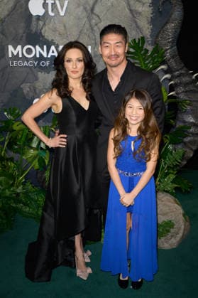 Monarch Legacy of Monsters Premiere - Los Angeles, USA LOS ANGELES, USA. February 19, 2026: Mirelly Taylor, Brien Tee & Madelyn Skyler Tee at the season 2 premiere for Apple s Monarch: Legacy of Monsters at the TCL Chinese Theatre. Los Angeles CA USA  Copyright: xPaulxSmith Featureflashx