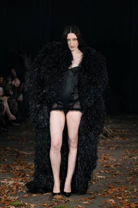 LFW - Agro Studio Runway A model walks the runway during the Agro Studio fashion show at London Fashion Week held in London, United Kingdom on February 19, 2026. Photo by LouniPhotography ABACAPRESS.COM London United Kingdom  Copyright: xLounisPhotography ABACAx