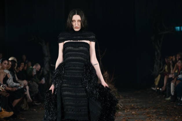 LFW - Agro Studio Runway A model walks the runway during the Agro Studio fashion show at London Fashion Week held in London, United Kingdom on February 19, 2026. Photo by LouniPhotography ABACAPRESS.COM London United Kingdom  Copyright: xLounisPhotography ABACAx