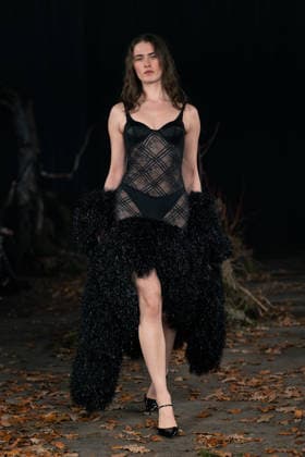LFW - Agro Studio Runway A model walks the runway during the Agro Studio fashion show at London Fashion Week held in London, United Kingdom on February 19, 2026. Photo by LouniPhotography ABACAPRESS.COM London United Kingdom  Copyright: xLounisPhotography ABACAx