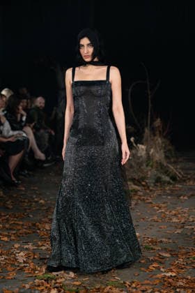 LFW - Agro Studio Runway A model walks the runway during the Agro Studio fashion show at London Fashion Week held in London, United Kingdom on February 19, 2026. Photo by LouniPhotography ABACAPRESS.COM London United Kingdom  Copyright: xLounisPhotography ABACAx