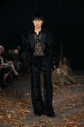 LFW - Agro Studio Runway A model walks the runway during the Agro Studio fashion show at London Fashion Week held in London, United Kingdom on February 19, 2026. Photo by LouniPhotography ABACAPRESS.COM London United Kingdom  Copyright: xLounisPhotography ABACAx