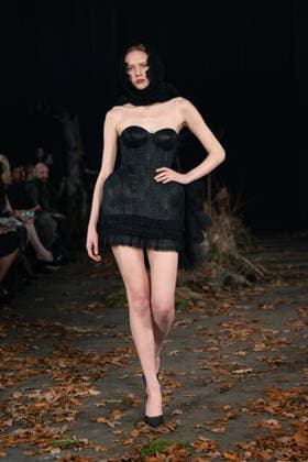 LFW - Agro Studio Runway A model walks the runway during the Agro Studio fashion show at London Fashion Week held in London, United Kingdom on February 19, 2026. Photo by LouniPhotography ABACAPRESS.COM London United Kingdom  Copyright: xLounisPhotography ABACAx