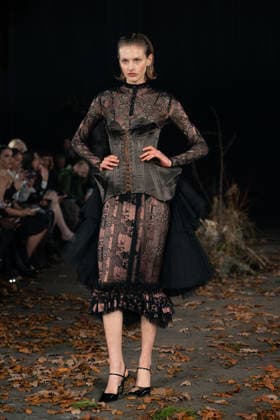 LFW - Agro Studio Runway A model walks the runway during the Agro Studio fashion show at London Fashion Week held in London, United Kingdom on February 19, 2026. Photo by LouniPhotography ABACAPRESS.COM London United Kingdom  Copyright: xLounisPhotography ABACAx