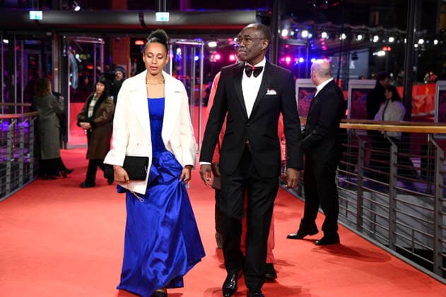 Maimouna Miawama and Mahamat Saleh Haroun at the premiere of the feature film Soumsoum, the Night of the Stars Soumsoum, la nuit des astres at the Berlinale 2026 76 Berlin International Film Festival in the Berlinale Palast Berlin, 19 02 2026 Foto:xN.xKubelkax xFuturexImagex soumsoum_6211