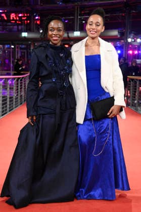 Achouackh Abakar Souleymane and Maimouna Miawama at the premiere of the feature film Soumsoum, the Night of the Stars Soumsoum, la nuit des astres at the Berlinale 2026 76 Berlin International Film Festival at the Berlinale Palast Berlin, 19 02 2026 Foto:xN.xKubelkax xFuturexImagex soumsoum_6221