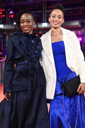 Achouackh Abakar Souleymane and Maimouna Miawama at the premiere of the feature film Soumsoum, the Night of the Stars Soumsoum, la nuit des astres at the Berlinale 2026 76 Berlin International Film Festival at the Berlinale Palast Berlin, 19 02 2026 Foto:xN.xKubelkax xFuturexImagex soumsoum_6222