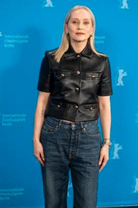 abb Mona Fastvold Norwegian film actress at the photocall for the feature film Teh Testament of Ann Lee at the Berlinale 2026 76 Berlin International Film Festival at the Hotel Grand Hyatt in Berlin on 19 02 2026 Berlin Germany