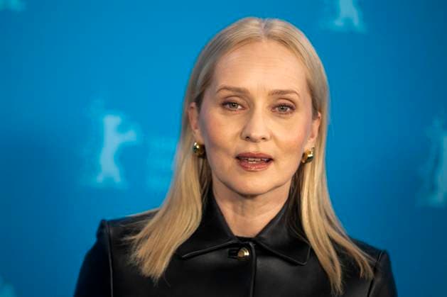 abb Mona Fastvold Norwegian film actress at the photocall for the feature film Teh Testament of Ann Lee at the Berlinale 2026 76 Berlin International Film Festival at the Hotel Grand Hyatt in Berlin on 19 02 2026 Berlin Germany