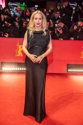 abb Mona Fastvold on the red carpet at the film premiere The Testament of Ann Lee at the Berlinale 76 International Film Festival at Berlinale Palast on Thursday February 19, 2026 in Berlin Berlin Germany