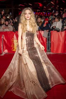 abb Amanda Michelle Seyfried American actress on the red carpet at the film premiere The Testament of Ann Lee at the Berlinale 76 International Film Festival at Berlinale Palast on Thursday February 19, 2026 in Berlin Berlin Germany