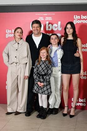 IPP VB Photo Rome 19 02 2026 Photocall film Un bel giorno In the photo Fabio De Luigi, Anita Marzi, Alma Teresa Giardina, Arianna Gregori, Maria Gifuni Italy Photo Press World Copyright