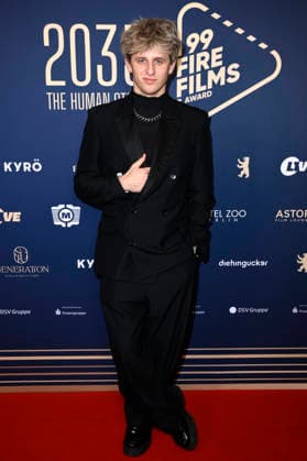 Theo Carow at the 99Fire Films Award during the Berlinale 2026 in the Astor Film Lounge Berlin, 19 02 2026 Foto:xN.xKubelkax xFuturexImagex fire_6213