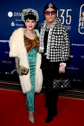 Pauline Stolze and Julian F M Stoeckel at the 99Fire Films Award during the Berlinale 2026 in the Astor Film Lounge Berlin, 19 02 2026 Foto:xN.xKubelkax xFuturexImagex fire_6215