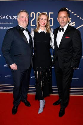 Spencer Chaplin, Kiera Chaplin and Stefan Kiwit at the 99Fire Films Award during the Berlinale 2026 in the Astor Film Lounge Berlin, 19 02 2026 Foto:xN.xKubelkax xFuturexImagex fire_6217