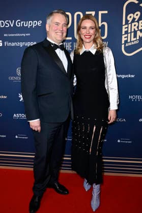 Spencer Chaplin and Kiera Chaplin at the 99Fire Films Award during the Berlinale 2026 in the Astor Film Lounge Berlin, 19 02 2026 Foto:xN.xKubelkax xFuturexImagex fire_6221