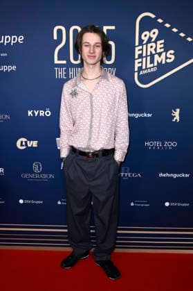 Vincent Schwalm at the 99Fire Films Award during the Berlinale 2026 in the Astor Film Lounge Berlin, 19 02 2026 Foto:xN.xKubelkax xFuturexImagex fire_6240