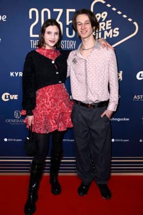 Rachel Degen and Vincent Schwalm at the 99Fire Films Award during the Berlinale 2026 in the Astor Film Lounge Berlin, 19 02 2026 Foto:xN.xKubelkax xFuturexImagex fire_6242