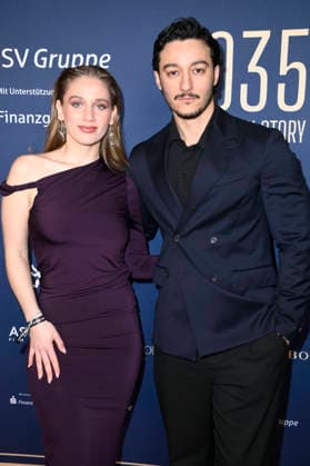 Alessia Mazzola and Mehmet Daloglu at the 99Fire Films Award during the Berlinale 2026 in the Astor Film Lounge Berlin, 19 02 2026 Foto:xN.xKubelkax xFuturexImagex fire_6270